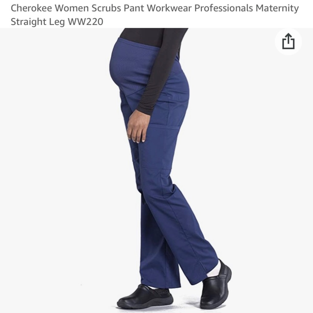Small maternity scrub bottoms.